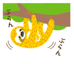 Sloth of the poker face sticker #9488185