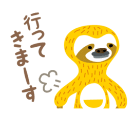 Sloth of the poker face sticker #9488199