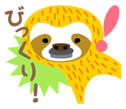 Sloth of the poker face sticker #9488202