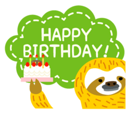 Sloth of the poker face sticker #9488208