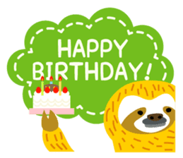 Sloth of the poker face sticker #9488208