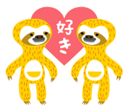 Sloth of the poker face sticker #9488220