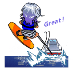 Enjoy the marine sports sticker #9488470