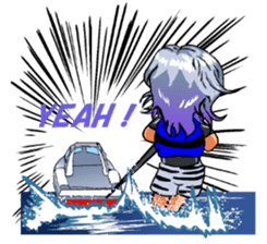 Enjoy the marine sports sticker #9488472