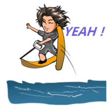 Enjoy the marine sports sticker #9488477