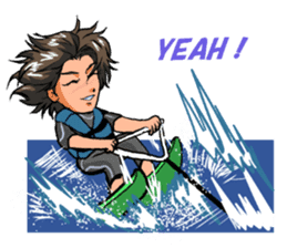 Enjoy the marine sports sticker #9488479