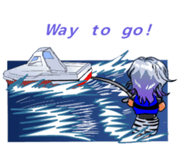 Enjoy the marine sports sticker #9488480