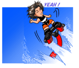 Enjoy the marine sports sticker #9488487