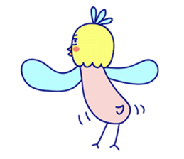 Mr. cute parrot sticker #9488798