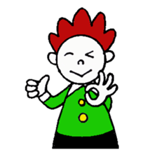 Red-hair Mister Onion sticker #9488825