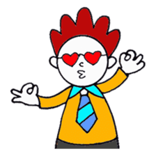 Red-hair Mister Onion sticker #9488829