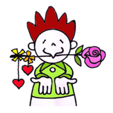 Red-hair Mister Onion sticker #9488835