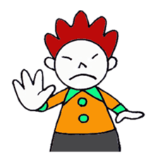 Red-hair Mister Onion sticker #9488851