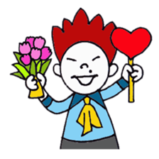 Red-hair Mister Onion sticker #9488852