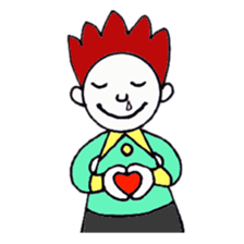 Red-hair Mister Onion sticker #9488854