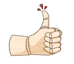 Wooden doll's daily life sticker #9489563