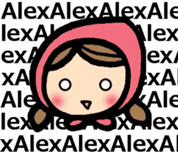 Stickers for Alex (English) sticker #9489956