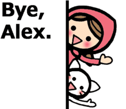 Stickers for Alex (English) sticker #9489981