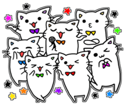 seven rainbow cats part2 sticker #9490023