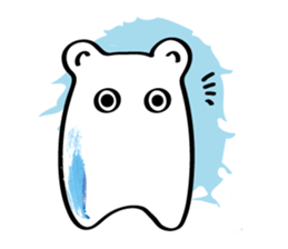 Little White baby (I) sticker #9490064