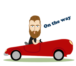 BORN TO BE HIPSTER sticker #9490427