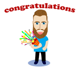 BORN TO BE HIPSTER sticker #9490430