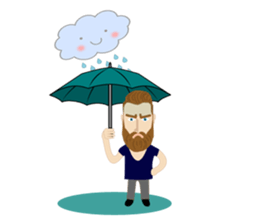 BORN TO BE HIPSTER sticker #9490448