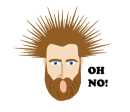 BORN TO BE HIPSTER sticker #9490450