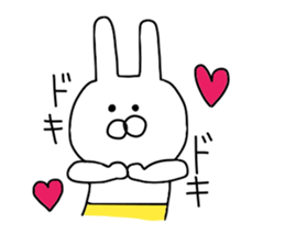 Of yellow pants rabbit sticker #9491005