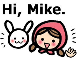 Stickers for Mike (English) sticker #9491104