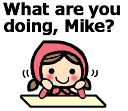 Stickers for Mike (English) sticker #9491106