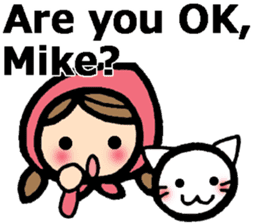 Stickers for Mike (English) sticker #9491107