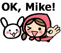 Stickers for Mike (English) sticker #9491113
