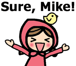Stickers for Mike (English) sticker #9491114