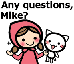 Stickers for Mike (English) sticker #9491119