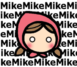 Stickers for Mike (English) sticker #9491122