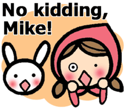 Stickers for Mike (English) sticker #9491124