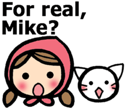 Stickers for Mike (English) sticker #9491127