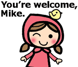 Stickers for Mike (English) sticker #9491131