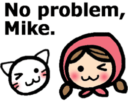 Stickers for Mike (English) sticker #9491132
