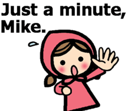 Stickers for Mike (English) sticker #9491133