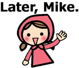 Stickers for Mike (English) sticker #9491136