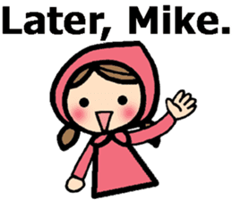 Stickers for Mike (English) sticker #9491136