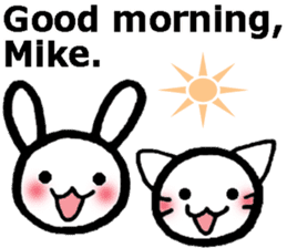 Stickers for Mike (English) sticker #9491138