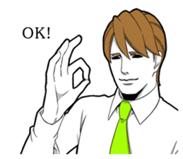 Handsome do not despair sticker #9491205