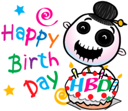 Two little ghosts sticker #9491391