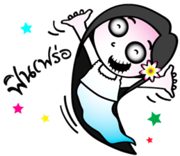 Two little ghosts sticker #9491421