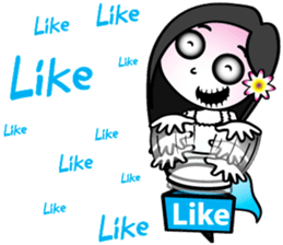 Two little ghosts sticker #9491423