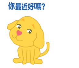 Heart-muzzle Puppy sticker #9491585