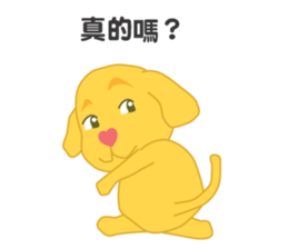 Heart-muzzle Puppy sticker #9491591